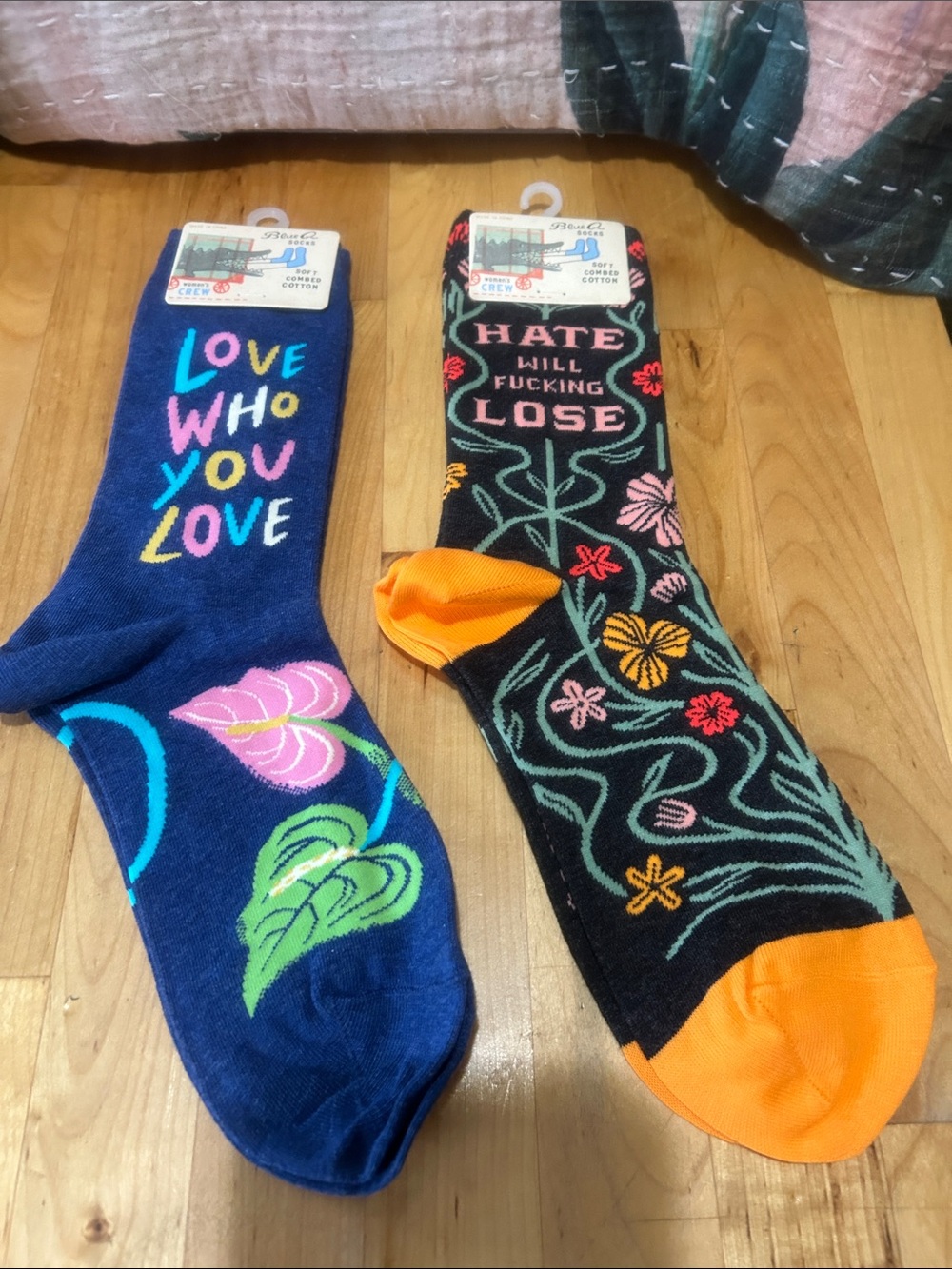 Blue Q sock bundle love who you love